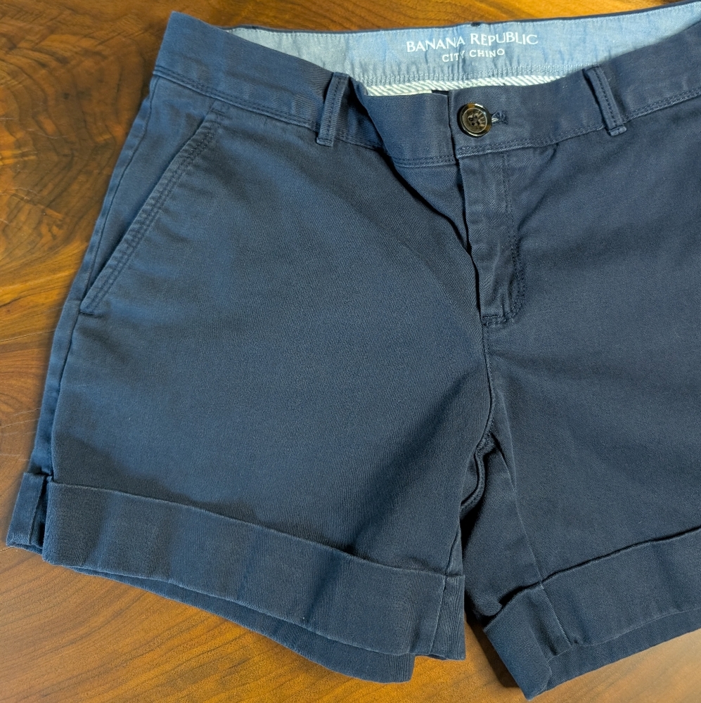 Banana Republic City Chino Shorts Size 4 - Picture 4 of 6